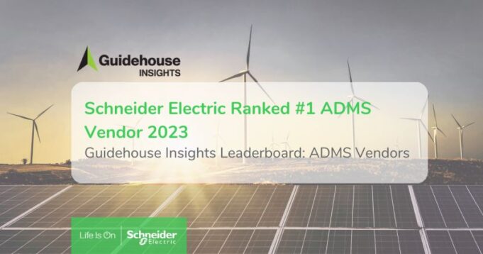 Schneider Electric es nombrado como el mejor proveedor de soluciones ADMS por Guidehouse Insights