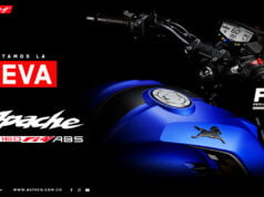 Tres novedades llenas de tecnología serán exhibidas por Auteco de la línea TVS en la Feria de las Dos Ruedas