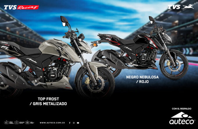 Tres novedades llenas de tecnología serán exhibidas por Auteco de la línea TVS en la Feria de las Dos Ruedas