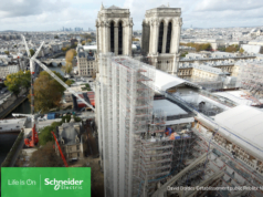 Schneider Electric ayuda a la restauración de la catedral de Notre-Dame de París