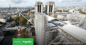 Schneider Electric ayuda a la restauración de la catedral de Notre-Dame de París