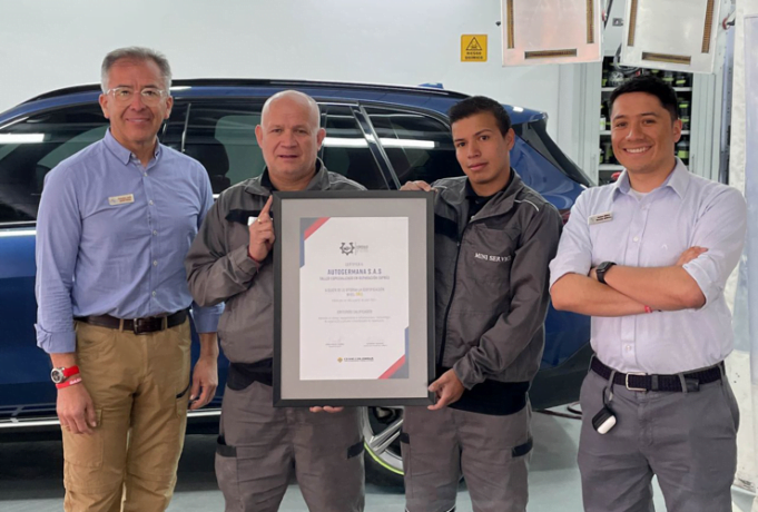 Cesvi premió taller ‘fast lane’ de Autogermana