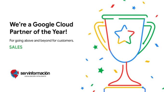 Servinformación gana el premio Google Cloud “Partner of the Year” en la categoría Sales