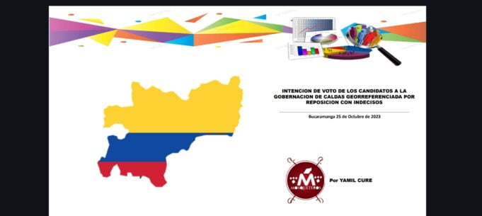 Luis Roberto Rivas Montoya, sería el próximo gobernador de Caldas, según a más reciente encuesta.