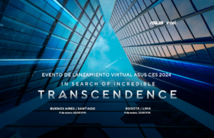 ASUS Anuncia su evento virtual para CES 2024In Search of Incredible: Transcendence