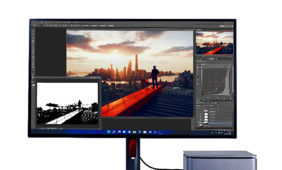 Los nuevos laptops AI Lenovo ThinkBook y desktops ThinkCentre neo inspiran una nueva ola de poder productivo y creativo.