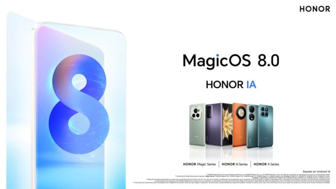 Magic OS 8.0, el sistema operativo de HONOR que incorporará funciones de Inteligencia artificial en muchos de sus smartphones