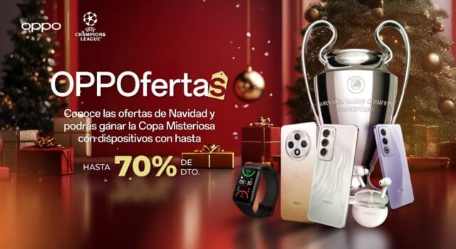 Descubra la magia de la Navidad con descuentos de hasta el 70% de OPPO