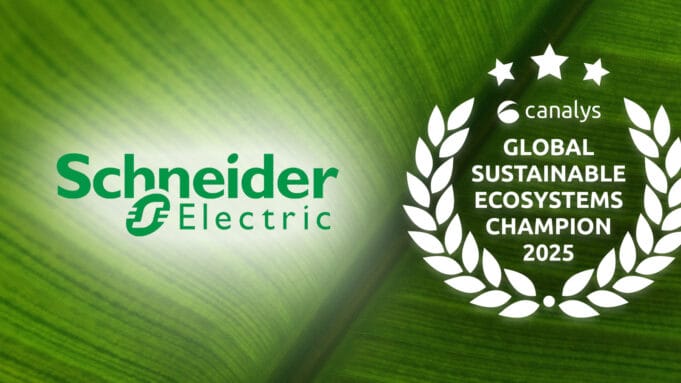 Canalys reconoce a Schneider Electric como campeón en sostenibilidad