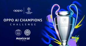 El celular patrocinador para vivir la final de la UEFA Champions League: el OPPO Reno13 5G