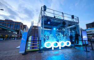 El OPPO Reno14 5G iluminó la noche de Halloween bogotana