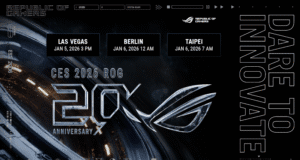 ASUS Republic of Gamers anuncia el evento virtual CES 2026 ROG — Dare to Innovate