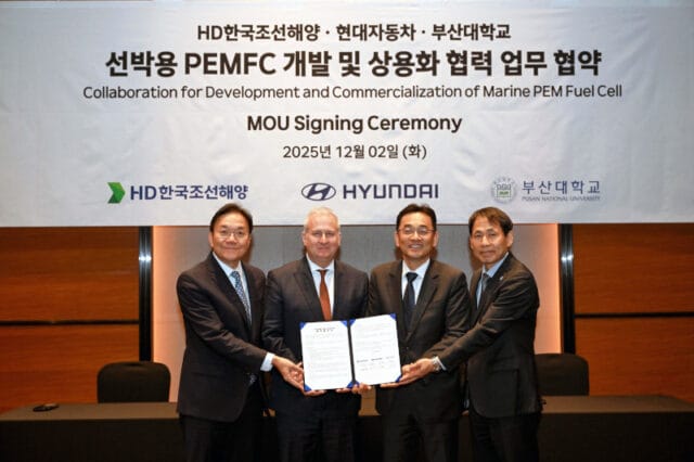 (Photo 1) HMC Joins Forces with HD KSOE and PNU to Develop Hybrid Electrified Propulsion System