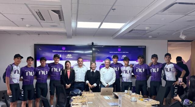 Hyundai se convierte en el carro oficial del equipo de ciclismo NU Colombia