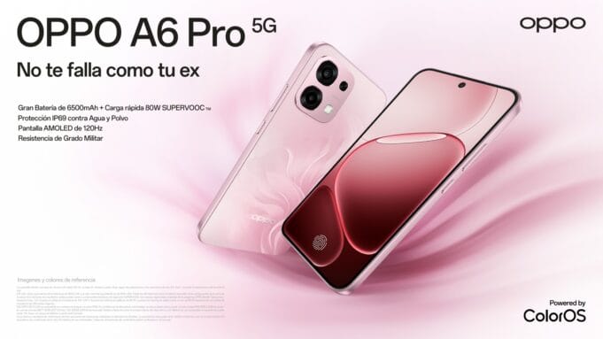 Llega a Colombia el OPPO A6 Pro 5G, un smartphone diseñado para durar con batería de larga duración y resistencia de grado militar