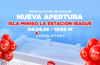 MINISO abre su segunda tienda en Ibagué y llega con un nuevo formato al Centro Comercial La Estación