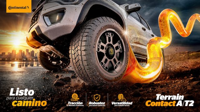 Continental presenta en Colombia el TerrainContact A/T2, su nueva llanta All Terrain para SUV y camionetas